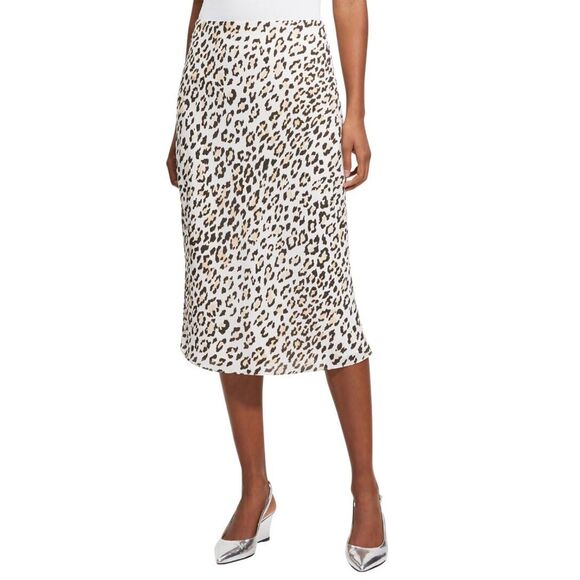 Theory Slip Skirt Classic Leopard - S - Picture 1 of 8